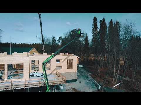 Nacelle araignée semi automotrice, tout terrain et ultra polyvalente sur pneumatiques - LEGUAN L190 - 19m_1