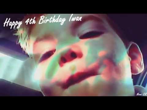 Happy 4th Birthday Iwan