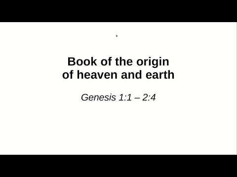 Genesis chapter 1 explained
