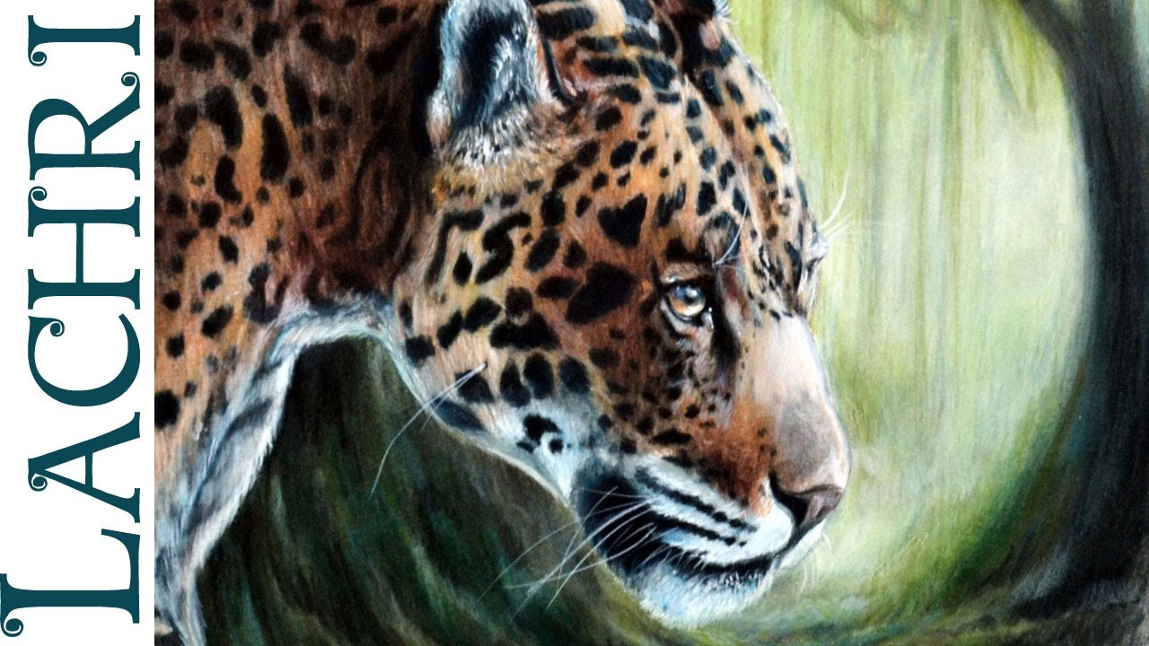 Jaguar Tutorial Painting by Lachri