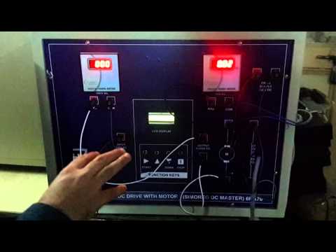 Learn Online Electrical Drive  Online Free |Programmable DC Drive Trainer 1HP Motor