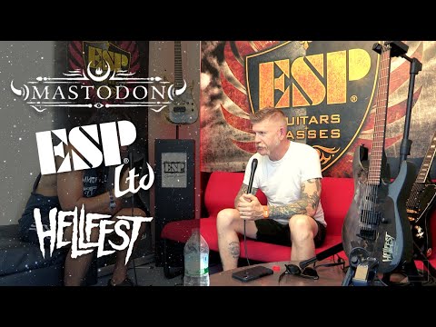 ESP GUITARS - "Plus c'est lourd, meilleur c'est" MASTODON au HELLFEST 2022 avec Bill Kelliher