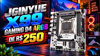 POTENTE! PLACA MÃE JGINYUE X99 D4 ARGB, VRM BRUTO? TESTES COM O XEON 2697AV4...