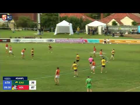 Rd 14 Hostplus SANFL Snapshot - Eagles' Sam Nicholls goals from 50m