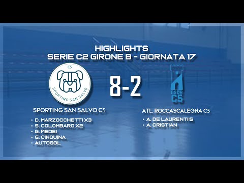 Sporting San Salvo C5 - Atl. Roccascalegna C5 8-2 - Highlights - Serie C2/B Giornata 17 - 15-02-25