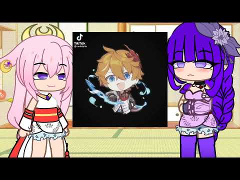 Yae miko and Ei react to my Favorit tik toks |part 1/?? |slight eimiko!