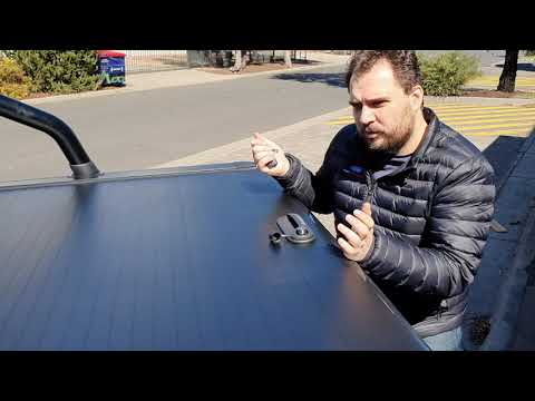 BODYLINE Manual Series Roller Cover Lock Unlock operation