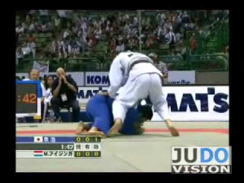 JUDO 2005 World Championships: Hiroshi Izumi (JPN) - Mark Huizinga (NED)