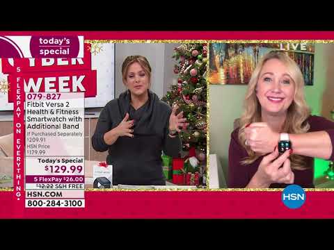 HSN | Holiday Gifts - Cyber Week Deals - Fitbit 12.04.2021 - 06 PM