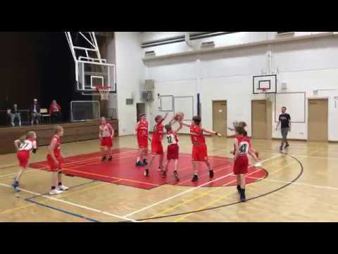 Koripalloa, HoNsU:n minipojat (2008-2009) vs C-pojat, 12.11.2019