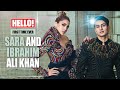 Sara Ali Khan & Brother Ibrahim Ali Khan  | BTS | Sara Ali Khan HELLO! Magazine Photoshoot