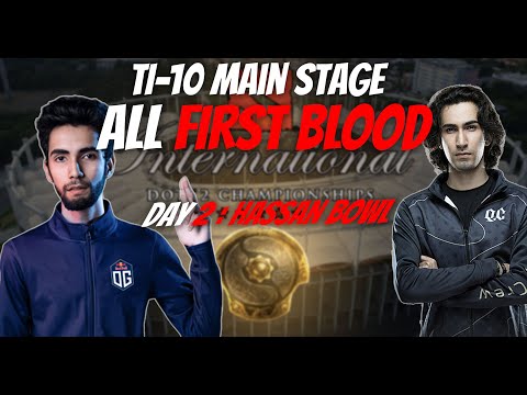 The Hassan Bowl between OG vs. Quincy Crew at  #TI10: ALL First Blood - Main Stage Day 2