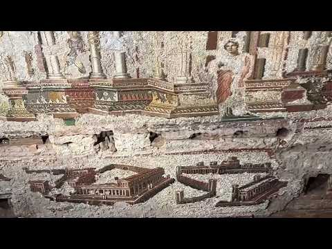 Ancient fresco and mosaic featuring maritime city unveiled in ...