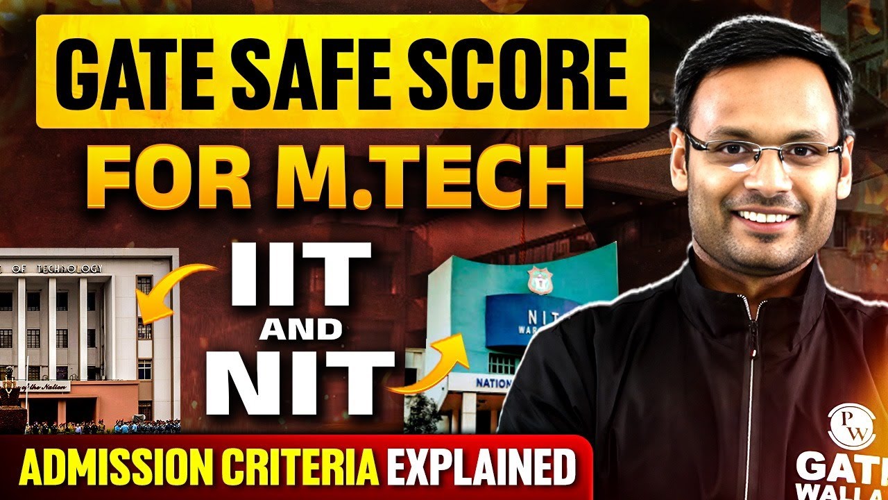 Complete GATE Score Analysis for M.Tech at IITs & NITs
