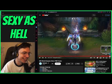 Caedrel Reacts To Preview Of DRX Worlds Skins