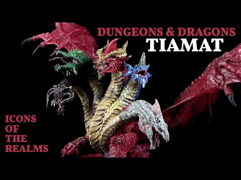 Dungeons & Dragons ® Tiamat - Wizk!dz / Neca ™ D&D Aspect Of Tiamat - Icons Of The Realms - Unboxing