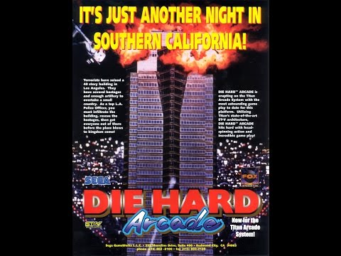 Die Hard Arcade (1996) - (Full Game) Arcade Longplay [001]