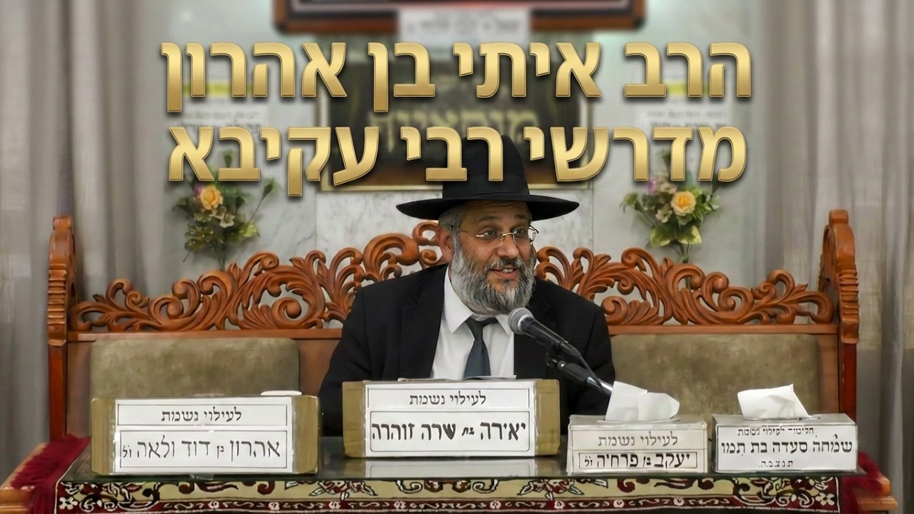 הרב איתי בן אהרון  • מדרשי רבי עקיבא