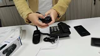 Download lagu Basic Trimline Corded Phone No AC Power Required Wall-Mountable Black white mp3