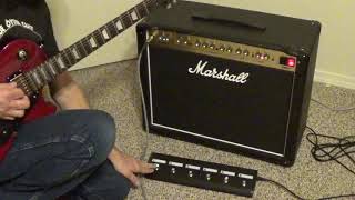 Video thumbnail for Marshall PEDL-91016 Footswitch Demo for DSL40CR and DLS100HR by Miles Fisher