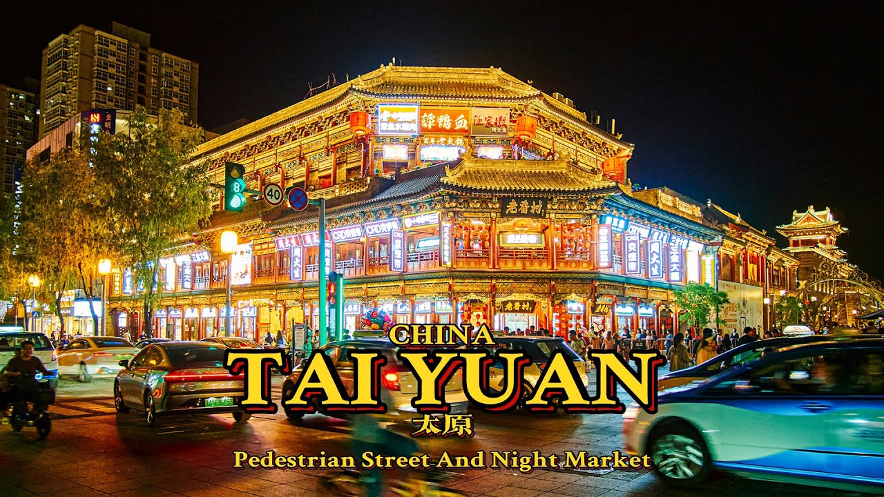 Immersive street-level walking tour through Taiyuan Liuxiang, China, showcasing authentic urban landscapes, local architecture, and the vibrant atmosphere of the city's neighborhoods