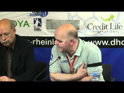 DHC Rheinland - HSG Ahlen-Hamm  Pressekonferenz am 13.5.2011