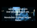 Rhapsody Of Fire Feat Christopher Lee The Magic Of The Wizard S Dream German Version Lyrics