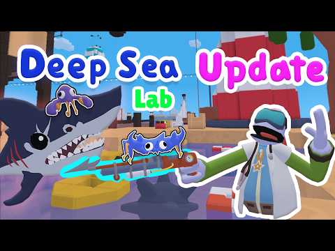 Yeeps Deep Sea Lab added Sharks and Crabs!🦈🦀(Harpoon Gun, Fishy Harbour Revamp, Mines, New Currency)