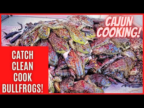 COOKING FROGS! (CATCH ,CLEAN, N COOK) IN LOUISIANA!