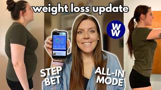 BIG Weight Loss Update | Switching to WeightWatchers All-In Mode! | 4 Week Weight Loss Challenge