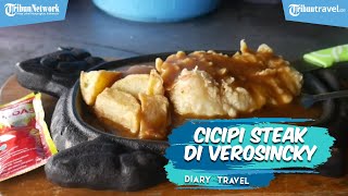 DIARY TRAVEL : Mencicipi Jajan Steak Murah di Waroenk Jalanan Verosincky Semarang, Rasanya Premium