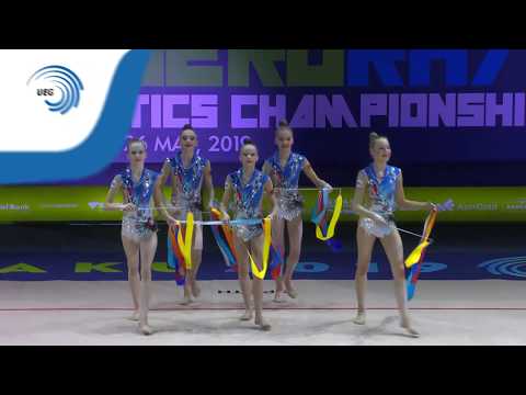 Belarus - 2019 Rhythmic Gymnastics Junior European bronze medallists, 5 ribbons