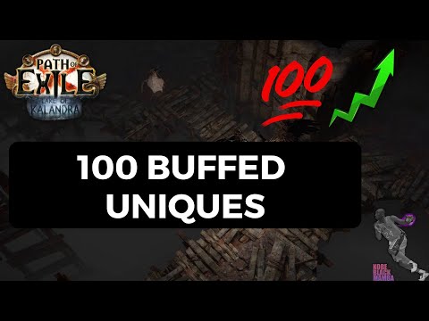 [PoE 3.19] Can 100 Buffed Uniques Shake Up the Meta?