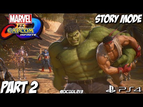 Marvel vs Capcom Infinite Story Mode Gameplay Walkthrough Part 2 - Time Stone - PS4 Lets Play