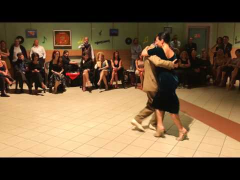  Gianpiero Galdi  and  Maria Filali  are  dancing  to  a  nontraditional song  in  2017