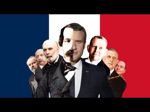 Tous les Présidents de la République Française de 1848 à 2027 (en couleurs)