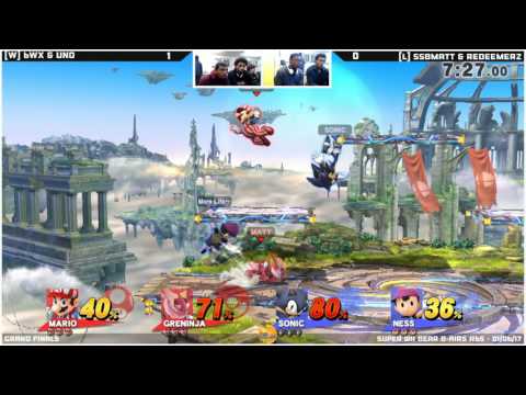 WBB #65 | [W] 6WX & Uno vs [L] SSBmatt & RedeemerZ - Grand Finals - Smash 4 Doubles