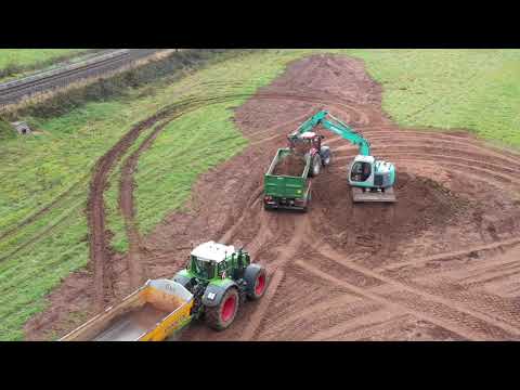 Aufräumarbeiten in der Kylltalaue bei St. Thomas - 20.11.2021