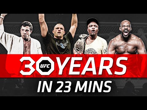 The Entire History of The UFC in 23 Mins