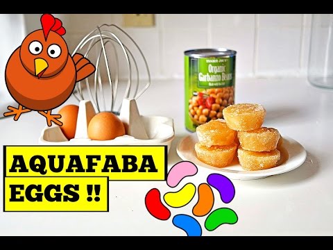 MAKING AQUAFABA EGGS!! - VEGAN TIP!