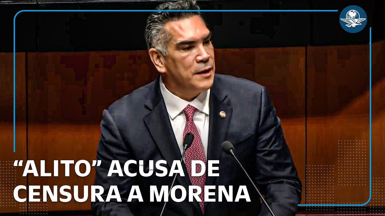 “Alito” Moreno acusa a Sheinbaum y a Morena de querer censurar protesta de Generación Z