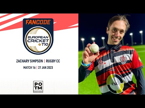 POTM: Z.Simpson - SLG vs RGC | Highlights | FanCode ECT10 Gibraltar | Gibraltar 2023 | ECT23.016