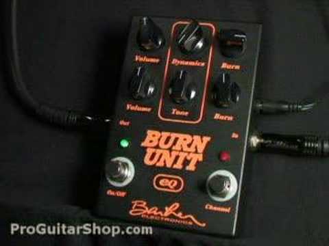 Barber Burn Unit EQ Overdrive Pedal