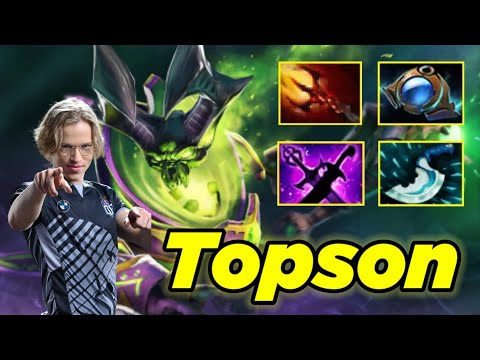 Topson - PUGNA MID 14 KILLS WITH KAYA AND SANGE - DOTA 2 PRO PLAYER GAMEPLAY