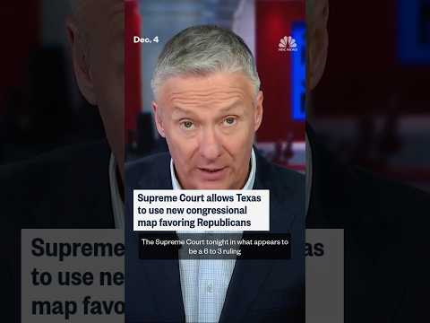 Supreme Court allows Texas to use new congressional map favoring Republicans