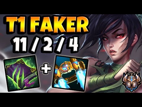 T1 Faker AKALI MID vs SYLAS - Patch 11.11 Korea Challenger ✅