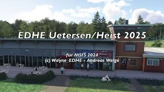 Airport Uetersen-Heist EDHE near Hamburg Germany MSFS 2020 + MSFS 2024 video