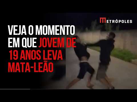Jovem morre após levar mata leão em briga no DF