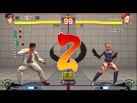 Nami (Fei Long) vs Youshikibi (Cammy) - AE 2012 Match *720p*