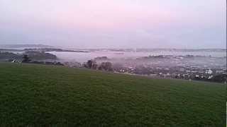 preview picture of video 'Morning 21st December 2012 Valley Mist Plymouth United Kingdom'